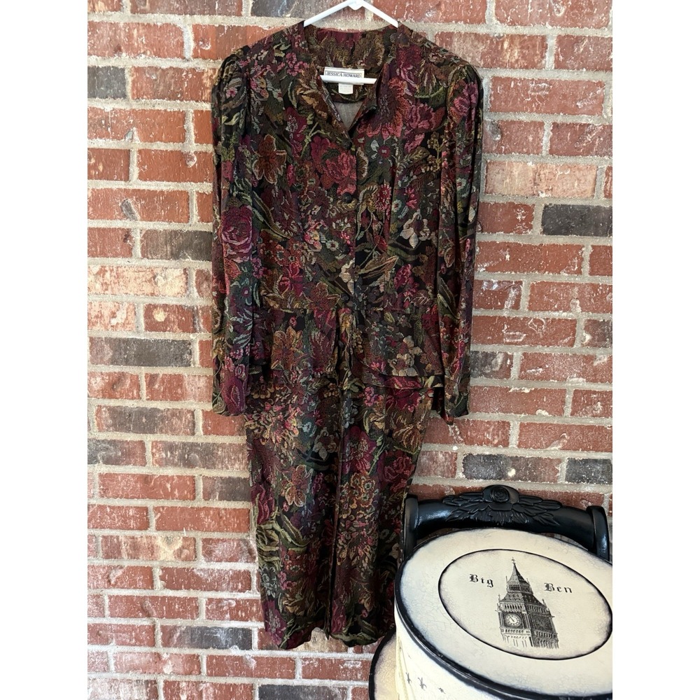 Vintage Jessica‎ Howard Purple Dress Size 14